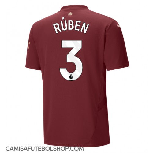 Camisa de time de futebol Manchester City Ruben Dias #3 Replicas 3º Equipamento 2024-25 Manga Curta